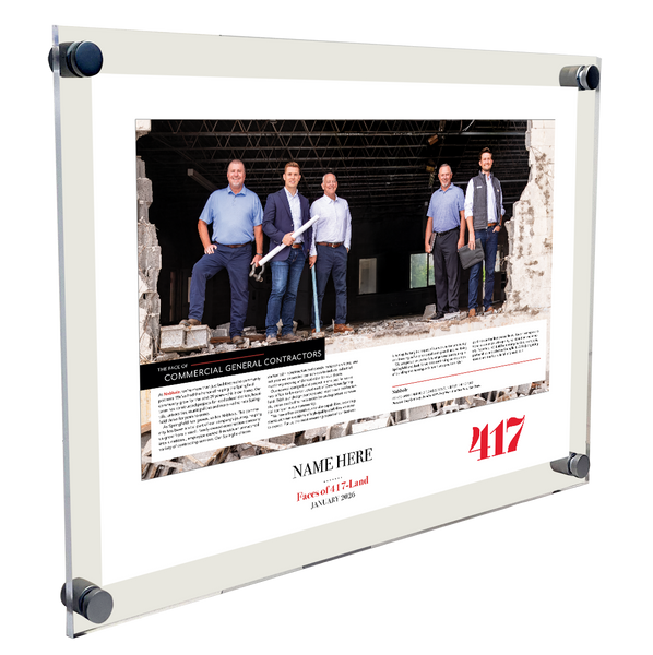 417 Magazine FACES  Acrylic Plaques