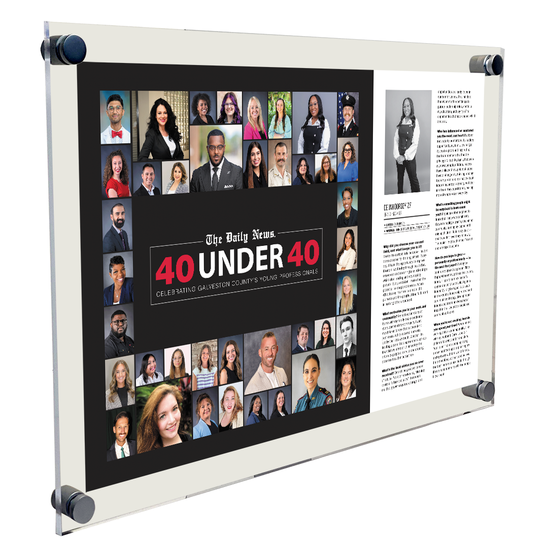 GC The Daily News - 40 Under 40 - Acrylic Plaque