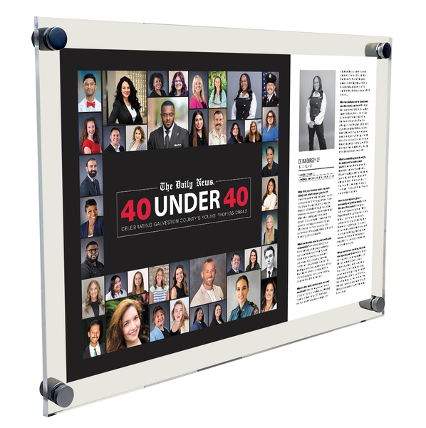 GC The Daily News - 40 Under 40 - Acrylic Plaque