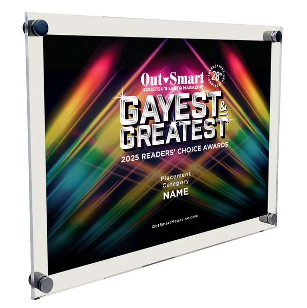 OutSmart - Gayest and Greatest Readers' Choice Awards - Acrylic Plaques