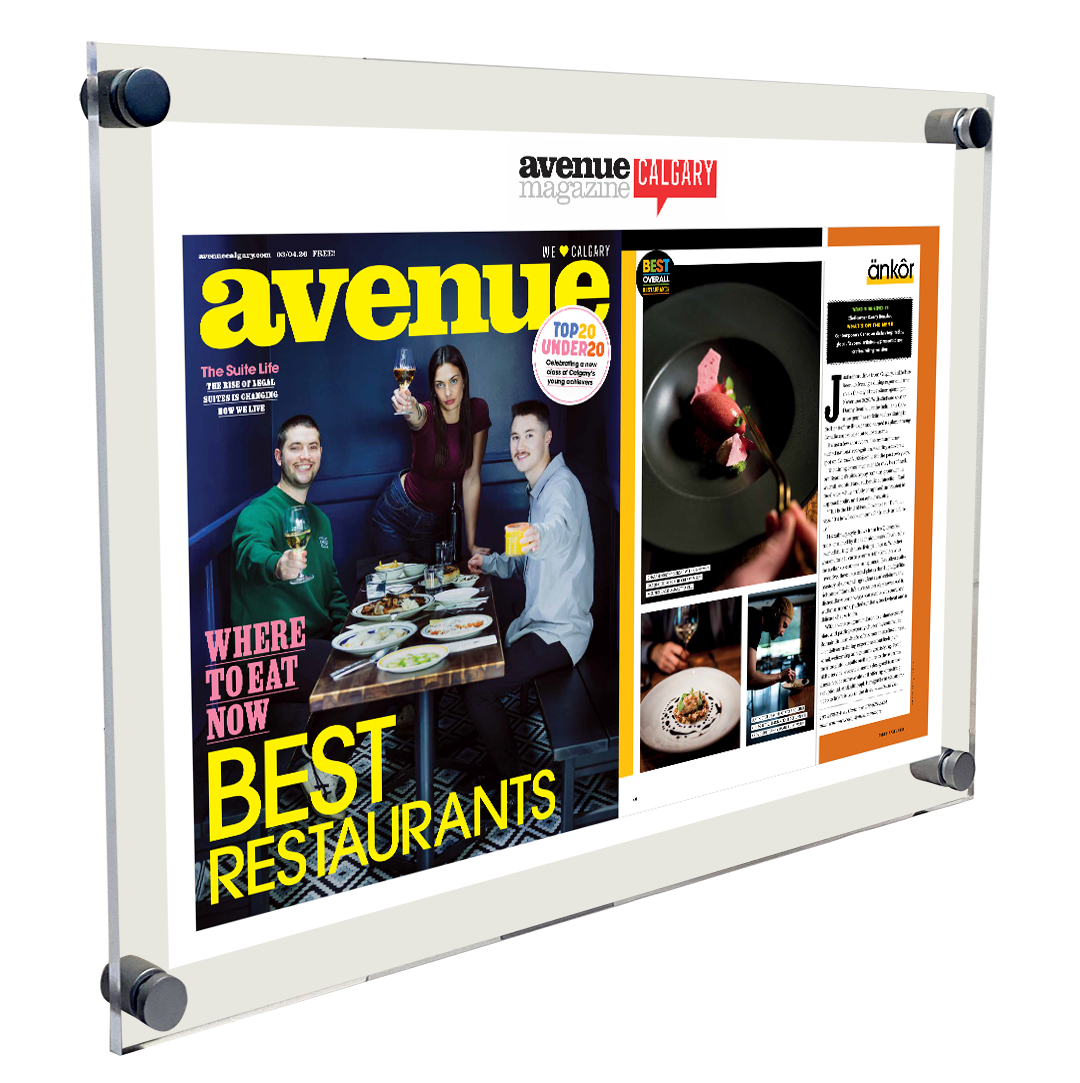 Avenue Magazine - Articles de couverture - Plaques en acrylique