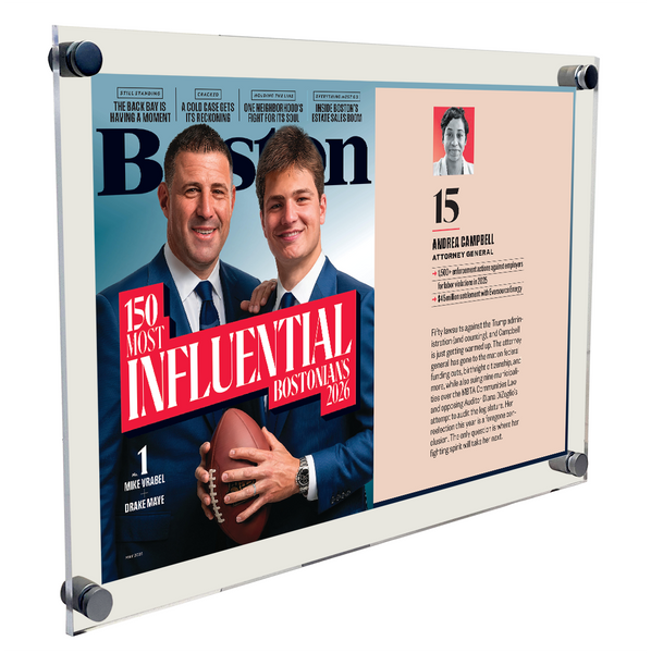 "150 Most Influential Bostonians" Award - Acrylic Standoff Plaque