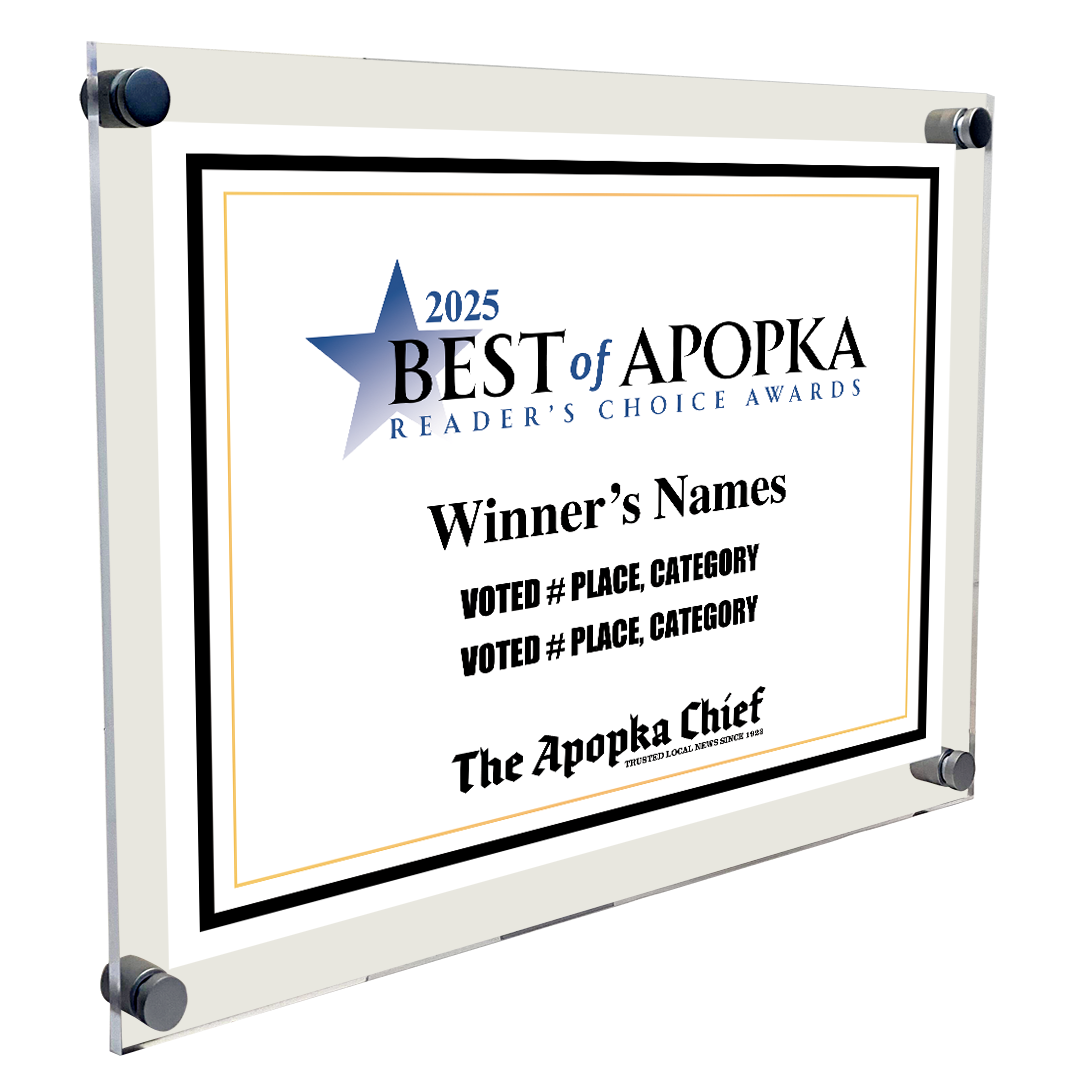 Best of Apopka Awards - Acrylic Plaque