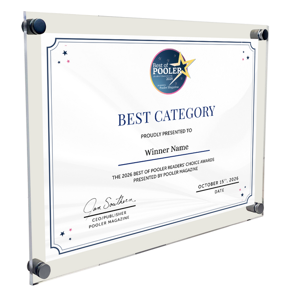 Best of Pooler - Acrylic Plaque