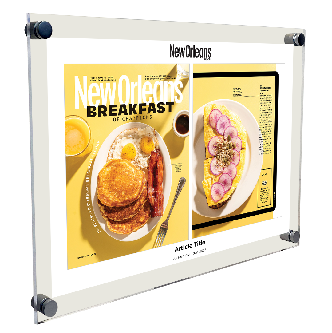 New Orleans Magazine - Covers & Articles - Acrylic Plaques