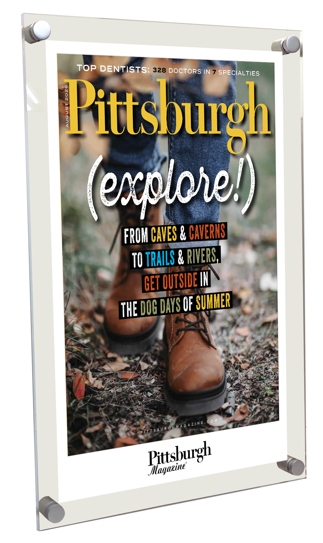 Pittsburgh Magazine - Articles & Covers - Acrylic Standoff Plaque