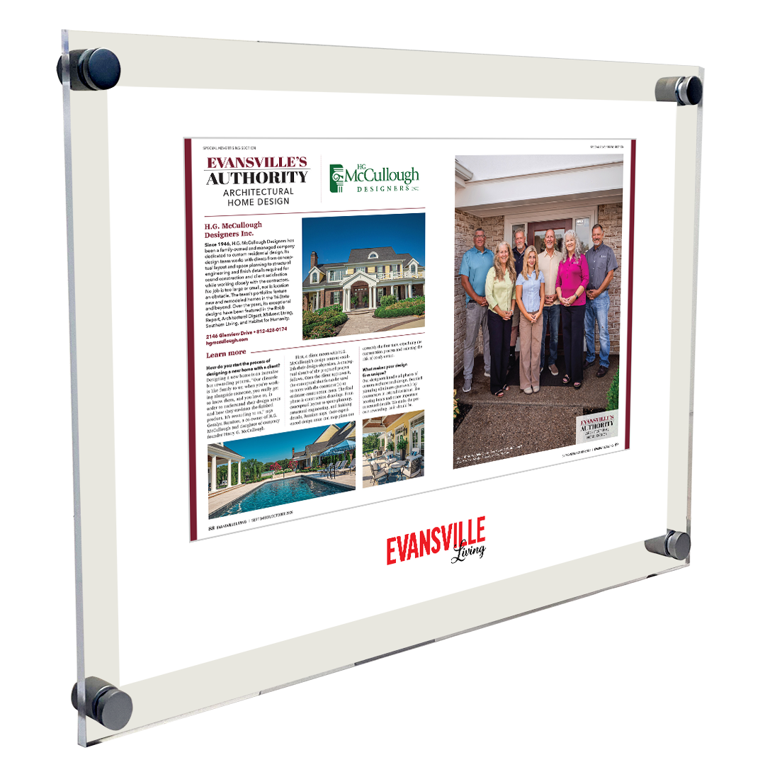 Evansville Living - Evansville’s Authority - Acrylic Plaques