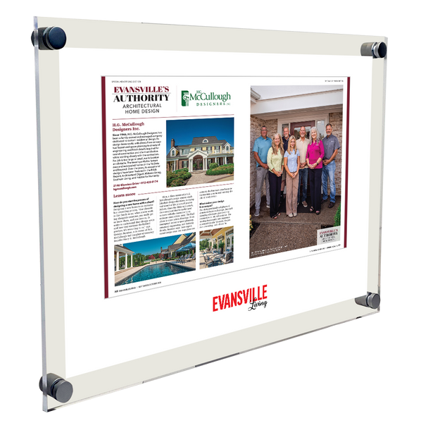 Evansville Living - Evansville’s Authority - Acrylic Plaques