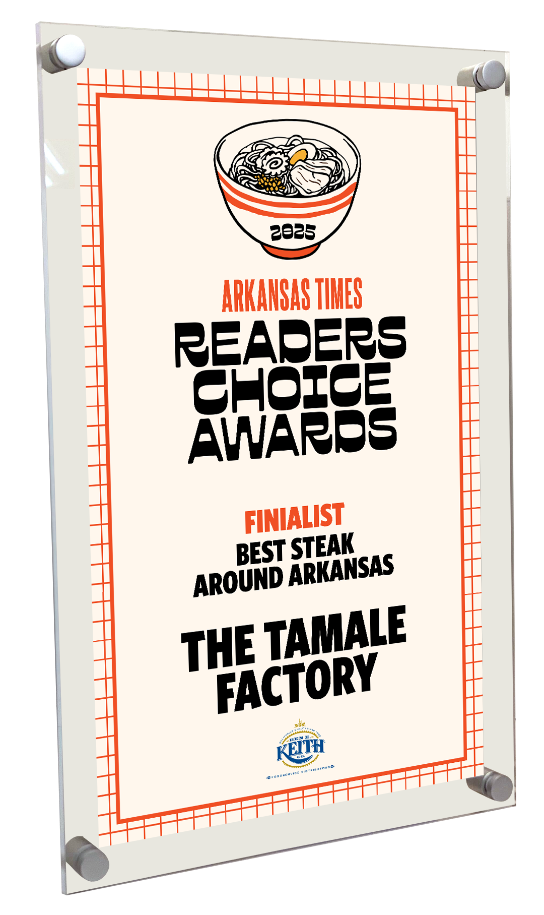 Arkansas Times Readers Choice Award - Acrylic Plaques