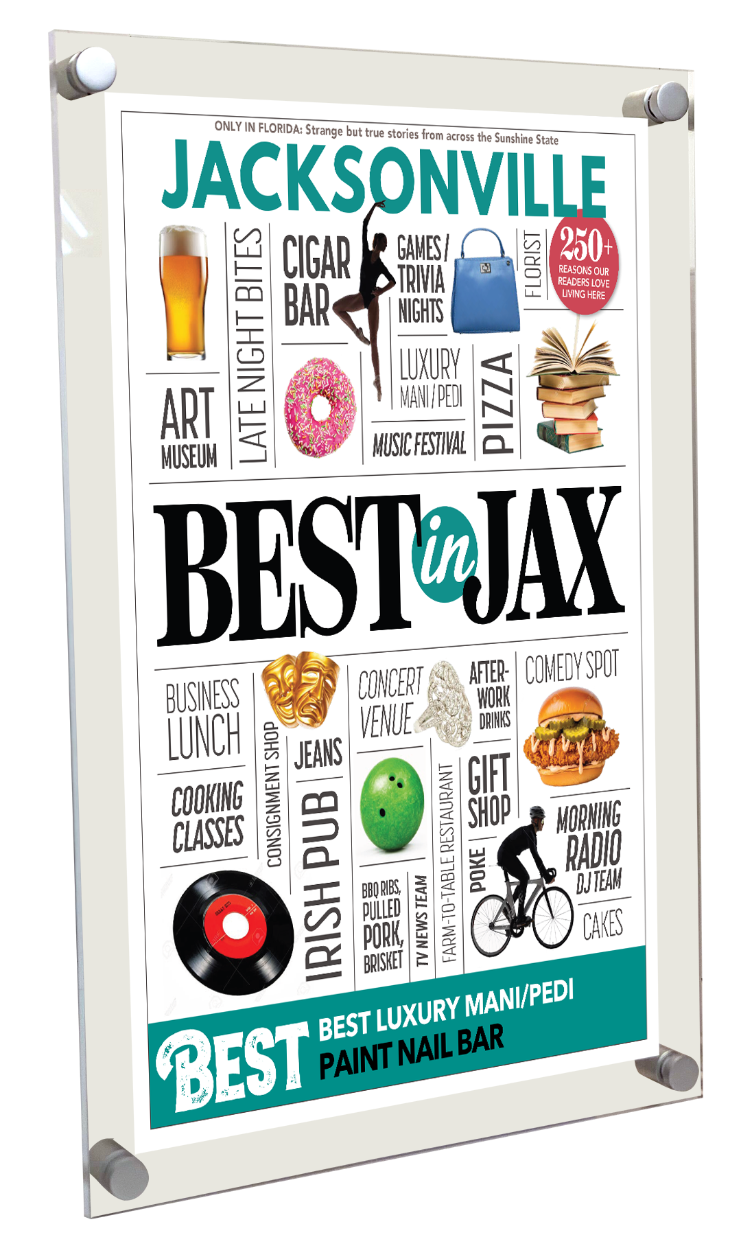 Jacksonville Magazine - Best in Jax - Acrylic Plaques