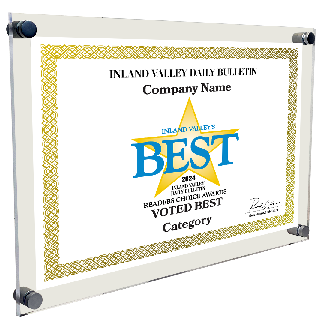 IVDB Best Of and Readers Choice Certificate - 10