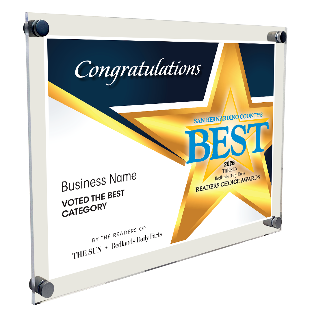 The Sun & Daily Facts Best Of and Readers Choice Certificate - 10