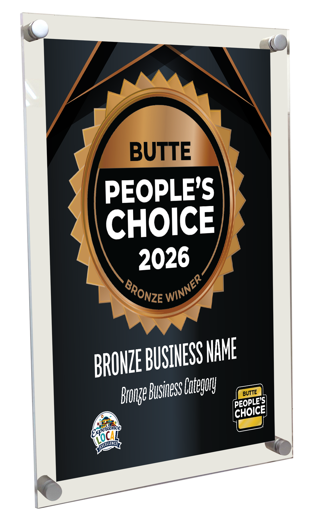 Butte People's Choice - Acrylic Plaques