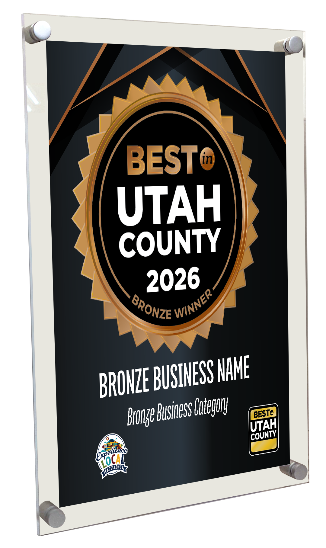 Best in Utah County - Acrylic Plaques