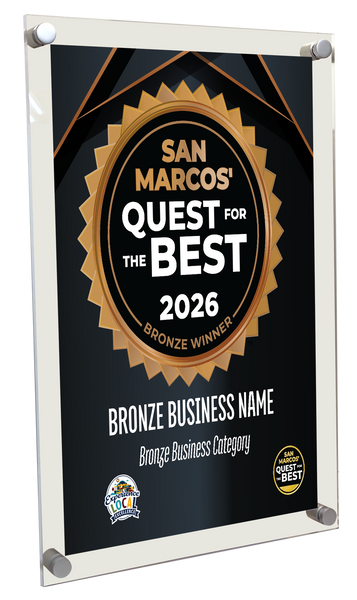San Marcos' Quest for the Best - Acrylic Plaques