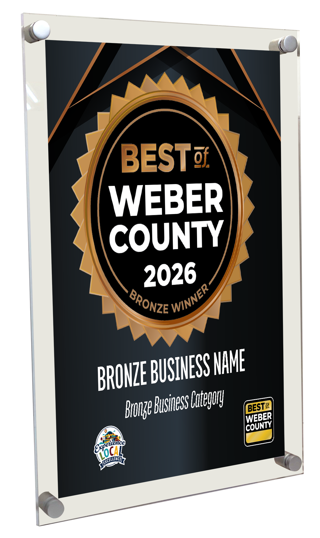 Best of Weber County - Acrylic Plaques
