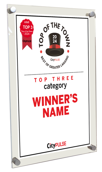 City Pulse: Top of the Town Awards - Acrylic Plaques