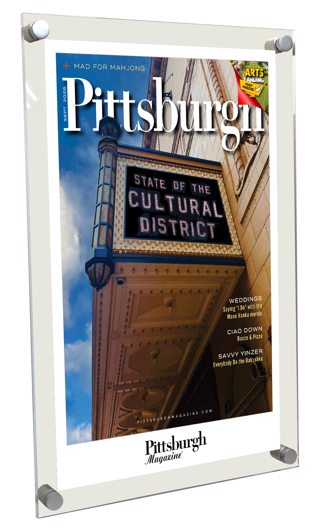 Pittsburgh Magazine - Articles & Covers - Acrylic Standoff Plaque