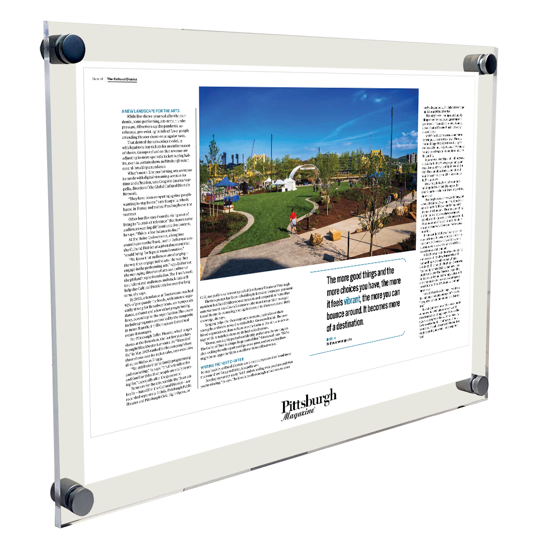 Pittsburgh Magazine - Articles & Covers - Acrylic Standoff Plaque
