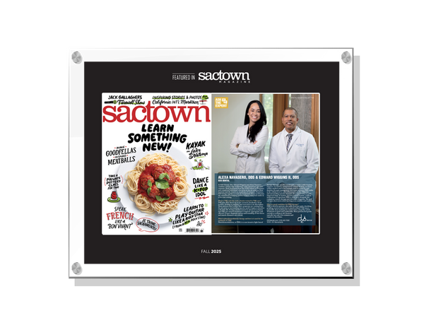 Sactown Magazine - Ask the Expert - Spread Acrylic Plaques