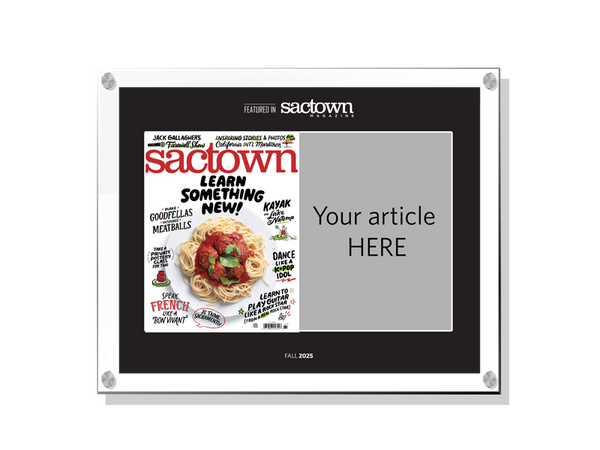 Sactown Magazine - Ask the Expert - Spread Acrylic Plaques