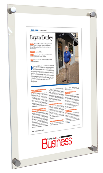 Evansville Business - Editorial Features - Acrylic Plaques