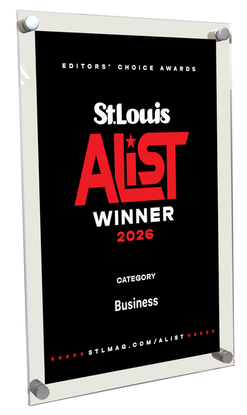 St. Louis Magazine A-List Award - Acrylic Standoff Plaque