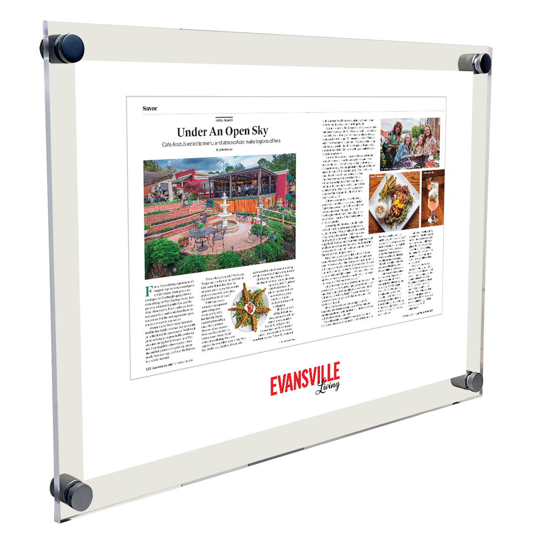 Evansville Living - Editorial Features  - Acrylic Plaques