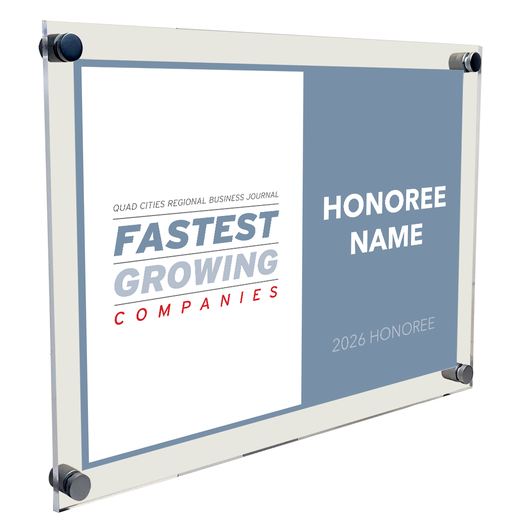 QCBJ - Fastest Growing Companies - Acrylic Plaques