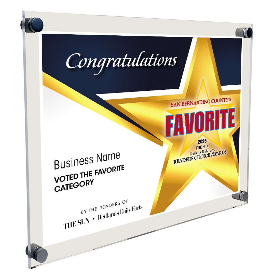 The Sun & Daily Facts Best Of and Readers Choice Certificate - 10