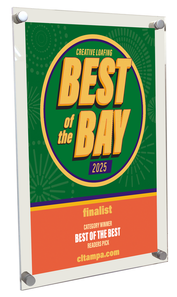 CL Tampa Bay Best of the Bay Plaque | Acrylic Standoff