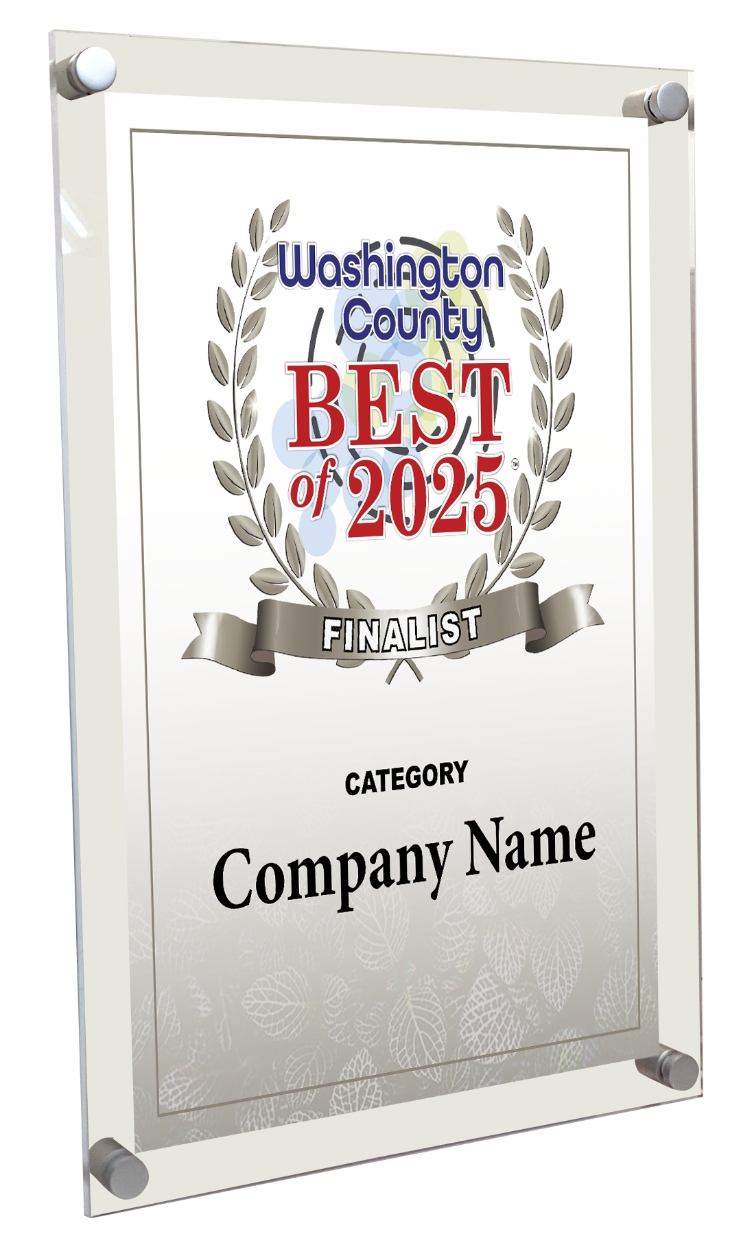 Best of Washington County New York - Acrylic Standoff Plaque