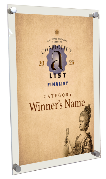 Southpark Magazine's Charlotte's A-List - Acrylic Plaques