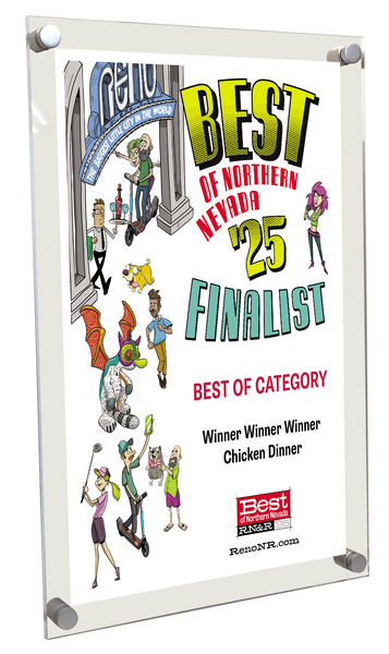 "Best of Northern Nevada" - Acrylic Standoff Plaque