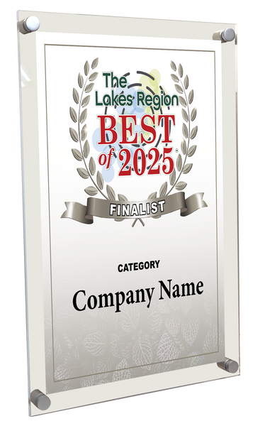 Best of Lakes Region - Acrylic Standoff Plaque