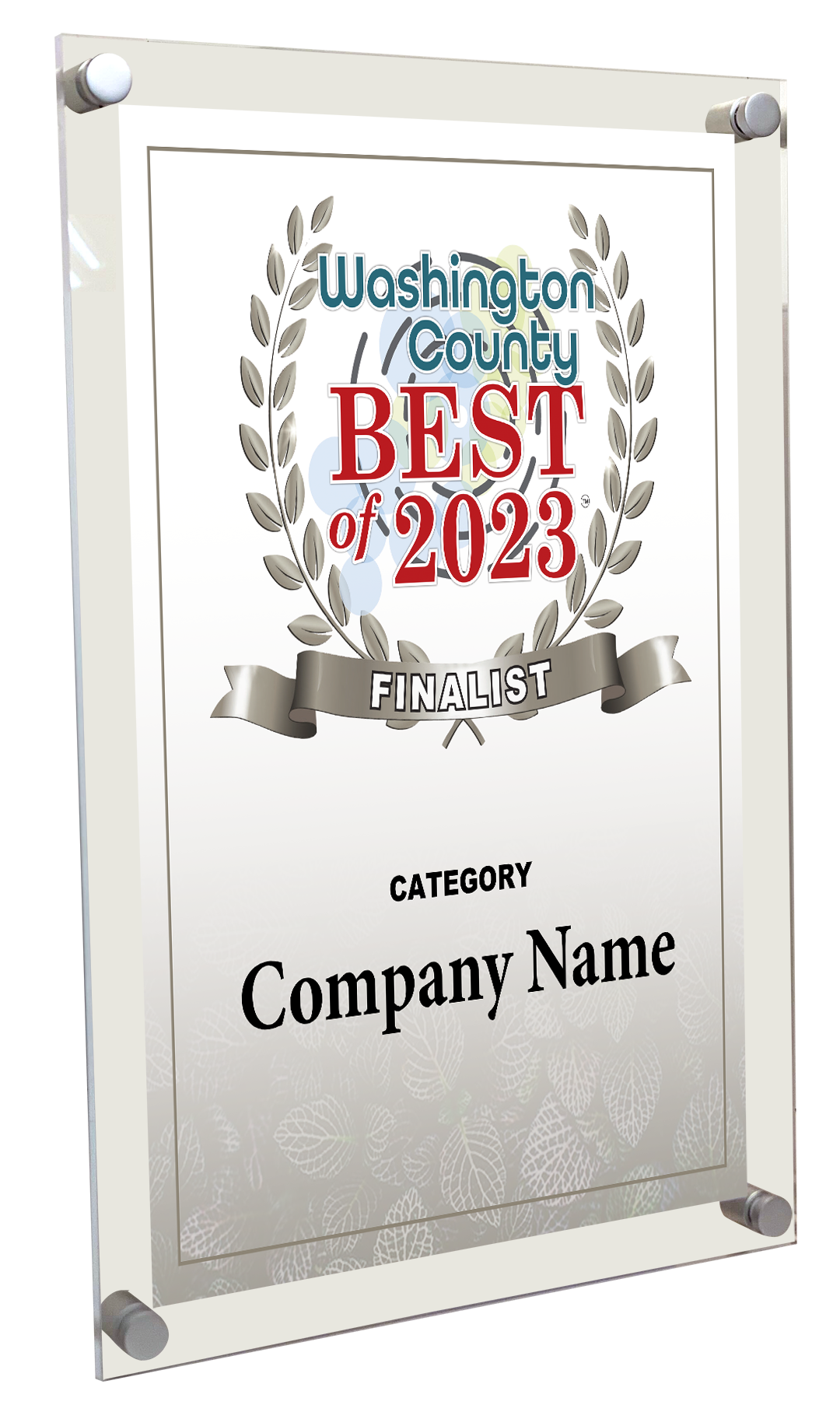Best of Washington County New York - Acrylic Standoff Plaque