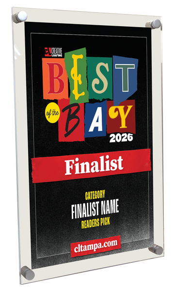 CL Tampa Bay Best of the Bay Plaque | Acrylic Standoff
