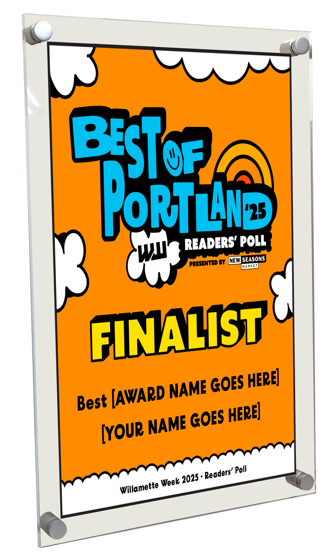 Willamette Week - Best of Portland - Acrylic Plaque