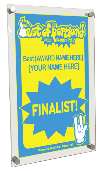 Willamette Week - Best of Portland - Acrylic Plaque