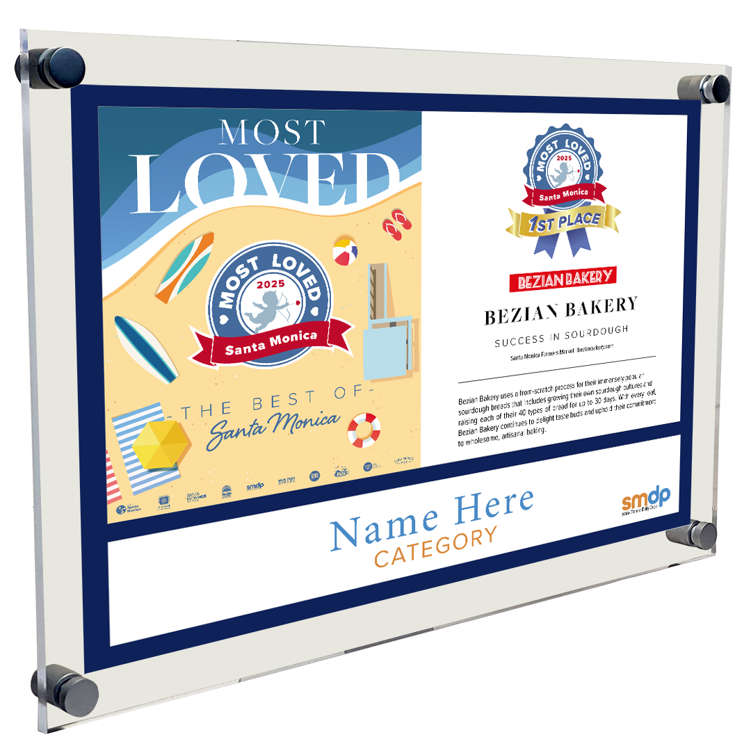 SMDP Most Loved Awards - Acrylic Plaque