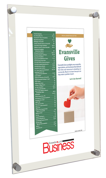 Evansville Business - Evansville Gives - Acrylic Plaques