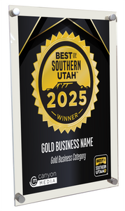 Best of Southern Utah - Acrylic Plaques