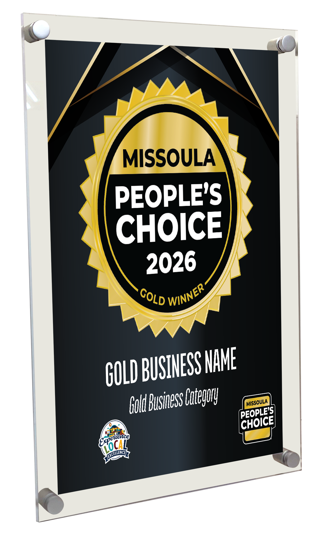 Missoula People's Choice - Acrylic Plaques