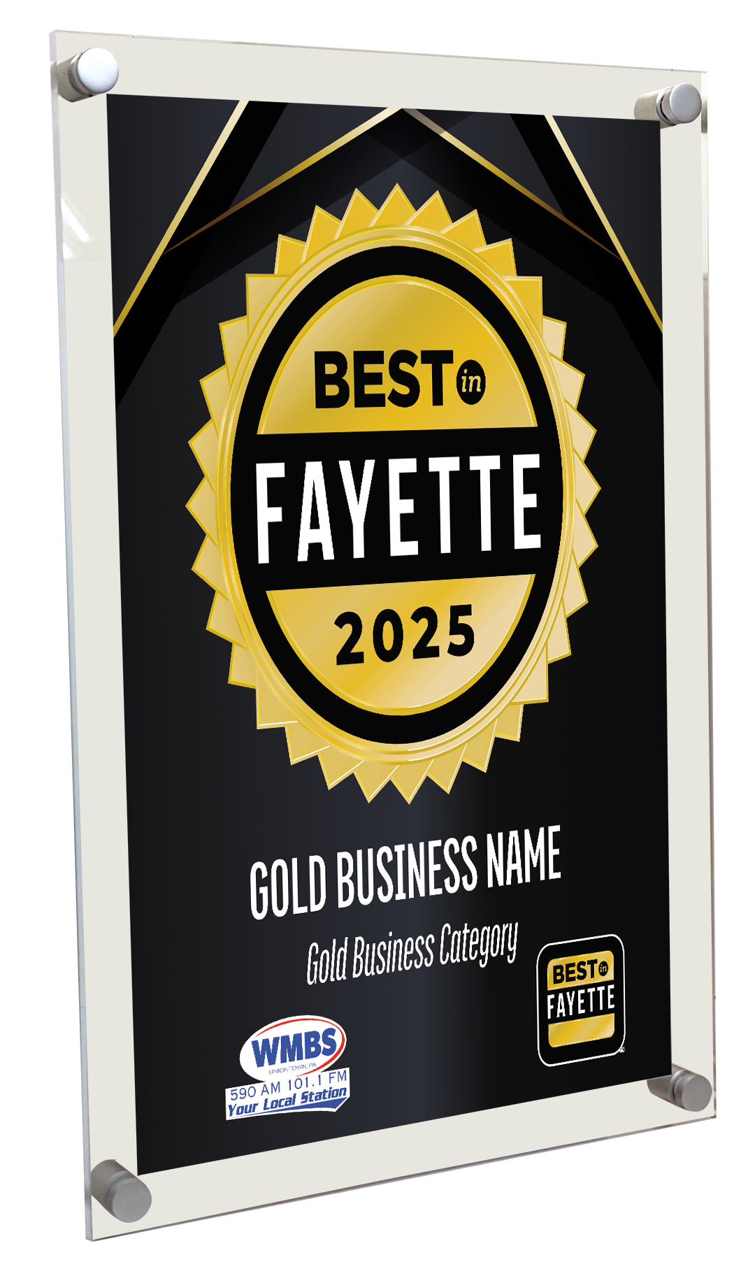 Best in Fayette - Acrylic Plaques