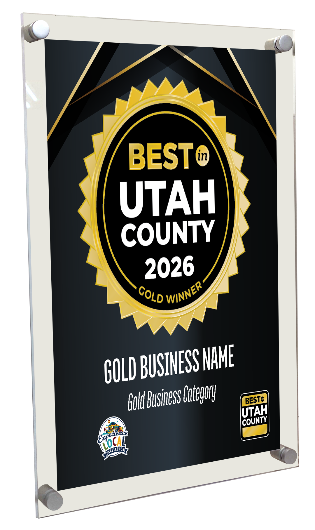Best in Utah County - Acrylic Plaques
