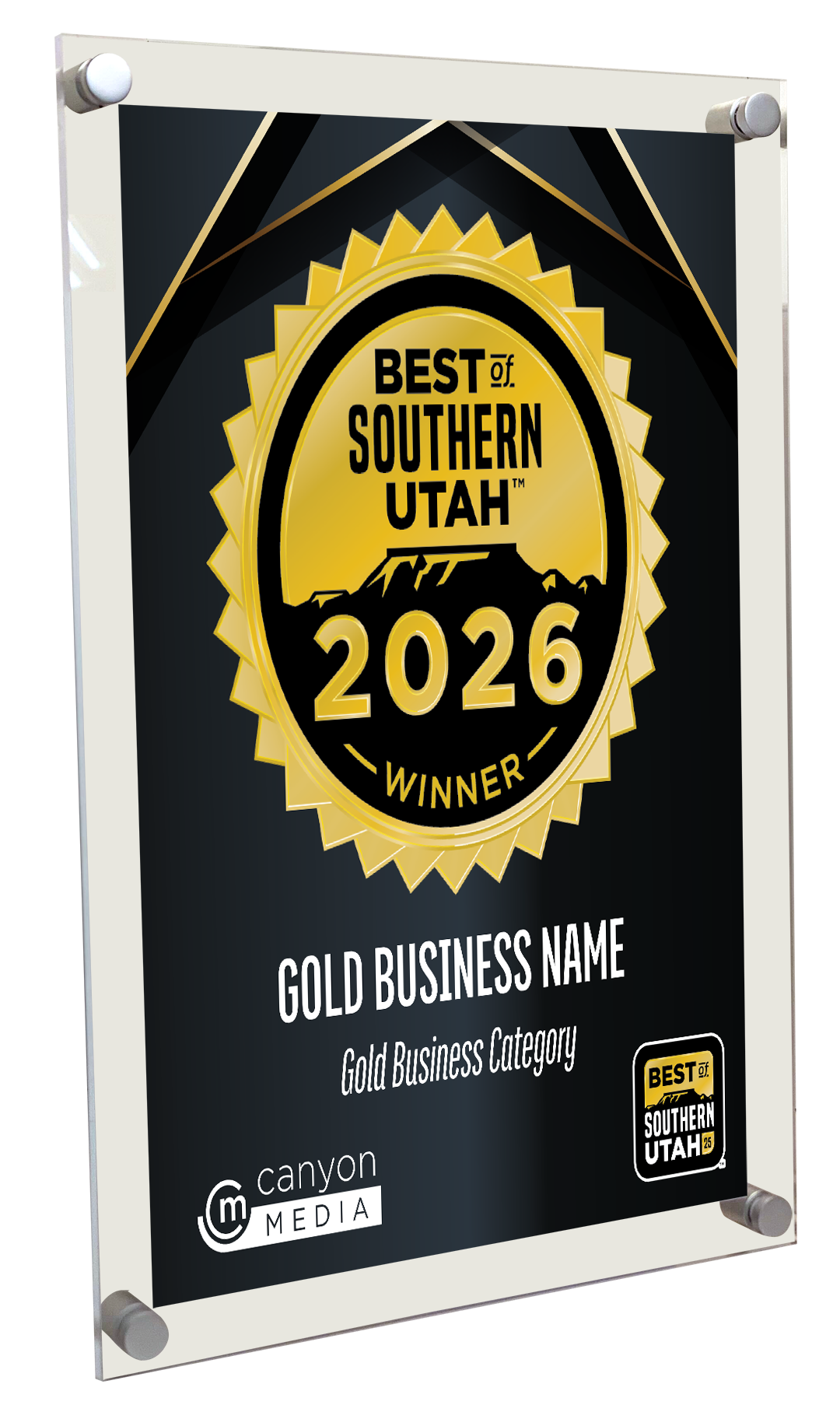 Best of Southern Utah - Acrylic Plaques