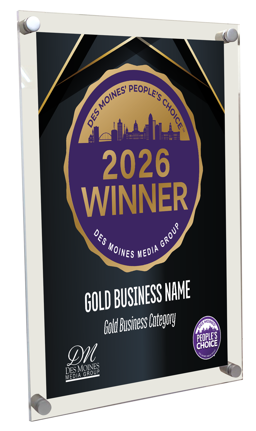 Des Moines' People's Choice - Acrylic Plaques