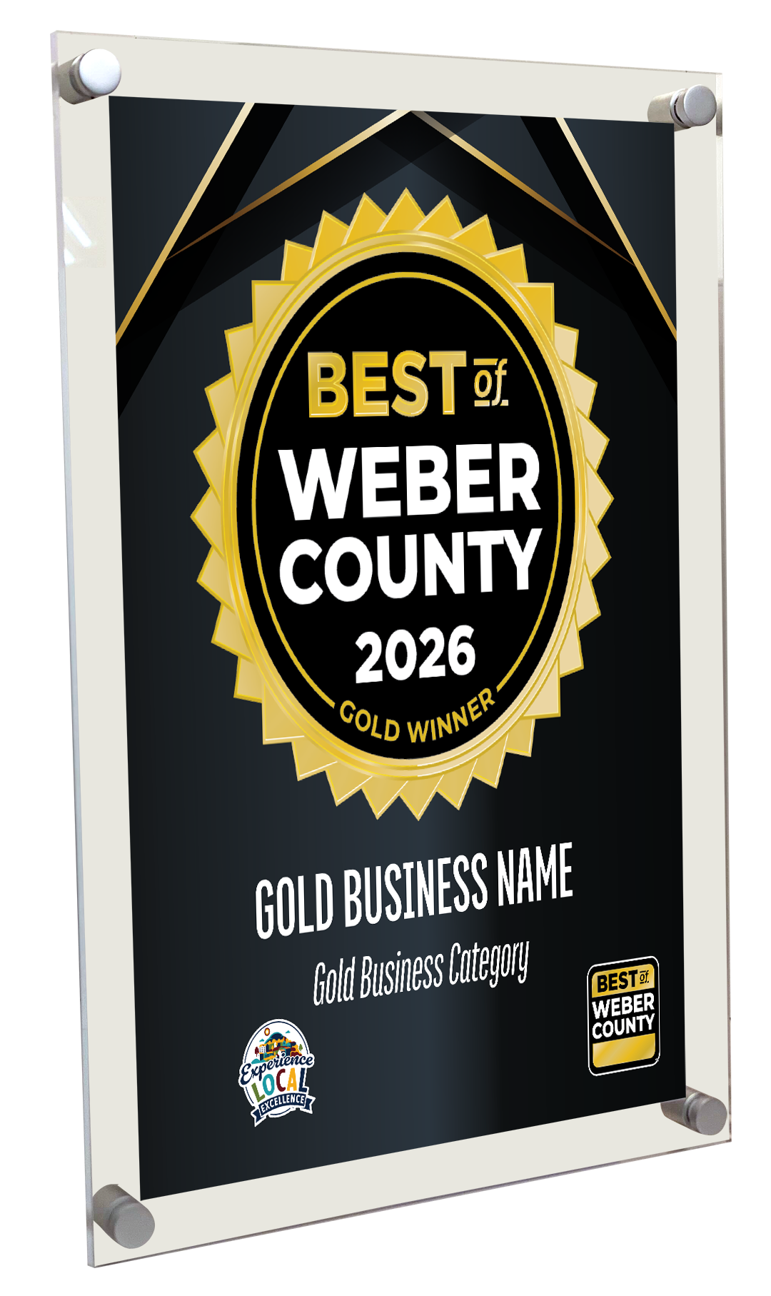 Best of Weber County - Acrylic Plaques