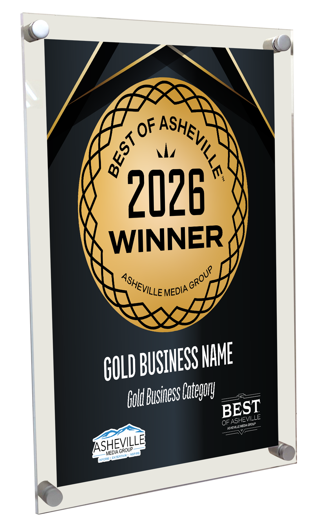 Best of Asheville - Acrylic Plaques