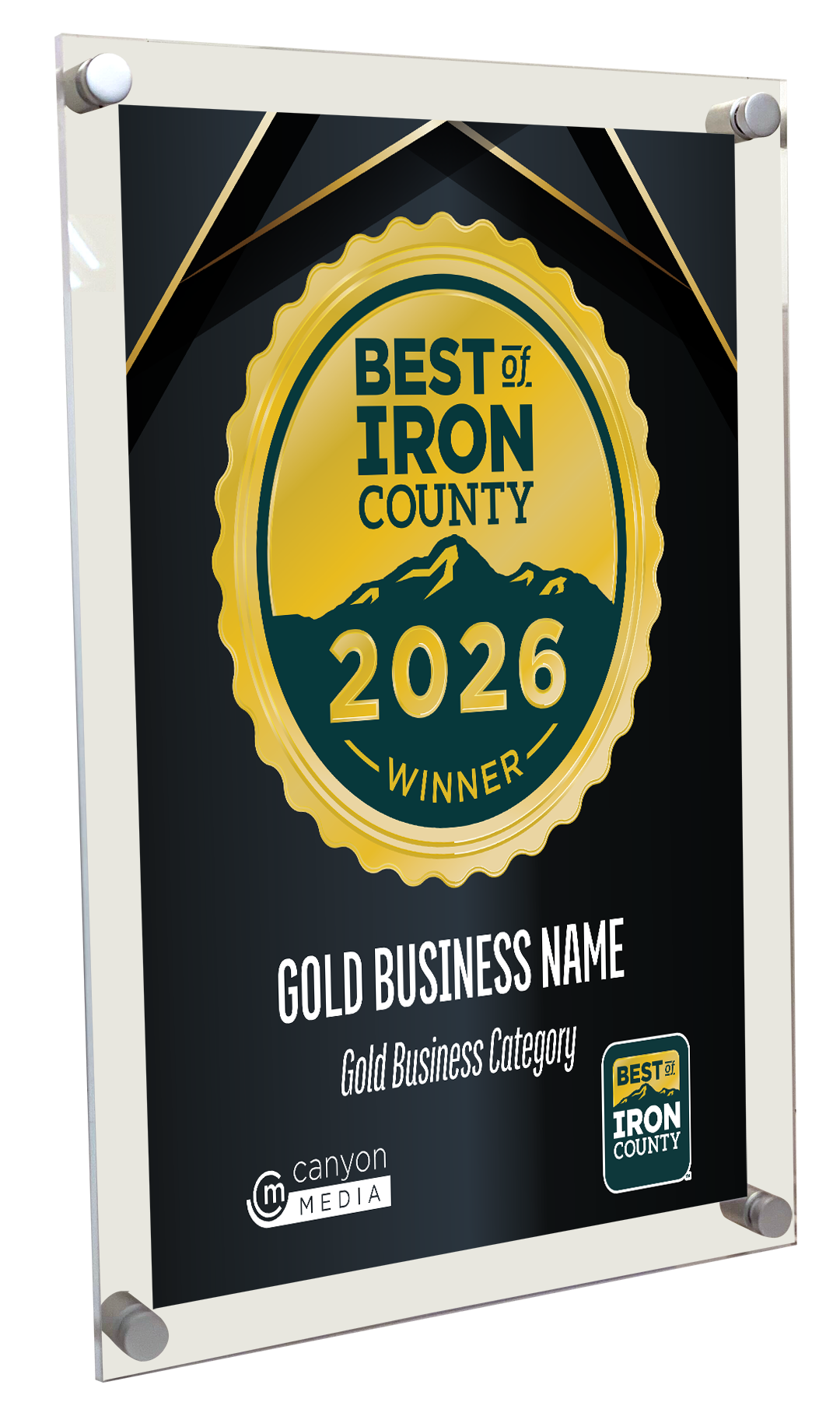 Best of Iron County - Acrylic Plaques